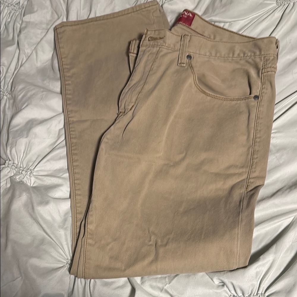 Arizona Jean Company Tan Slim Straight Jeans